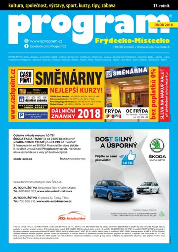 Obálka e-magazínu Program FM 02-2018