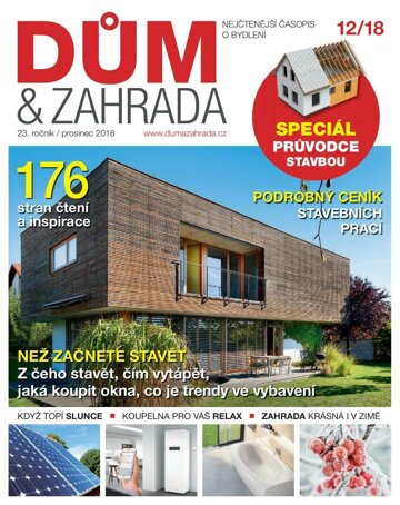 Obálka e-magazínu Dům a zahrada 12/2018