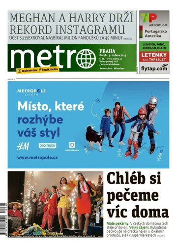 Obálka e-magazínu deník METRO 5.4.2019