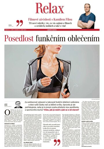 Obálka e-magazínu LN+ Čechy - 7.9.2019