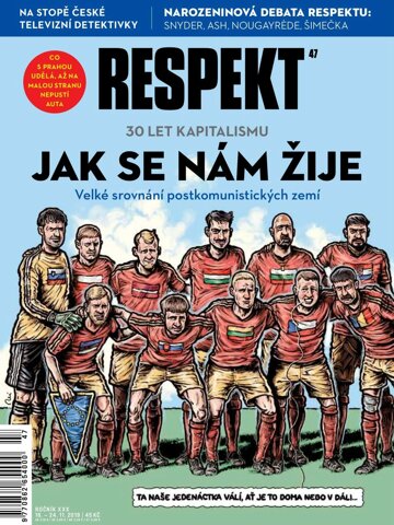 Obálka e-magazínu Respekt 47/2019