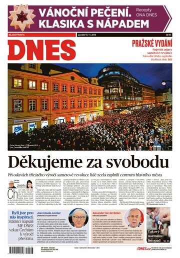 Obálka e-magazínu MF Dnes 18.11.2019