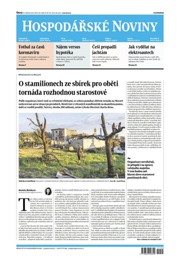 Obálka e-magazínu Hospodářské noviny 125 - 29.6.2021