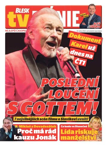 Obálka e-magazínu Blesk Tv manie 15.1.2022