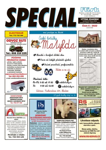 Obálka e-magazínu Special 5/2022