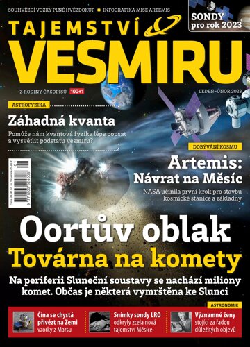 Obálka e-magazínu Tajemství Vesmíru 1-2/2023