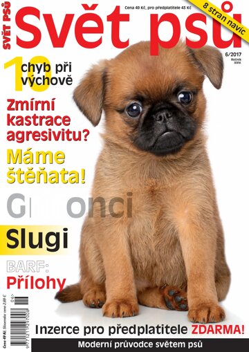 Obálka e-magazínu Svět psů 6/2017