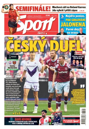 Obálka e-magazínu Sport 7.6.2023