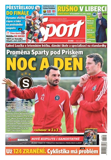 Obálka e-magazínu Sport 6.4.2024