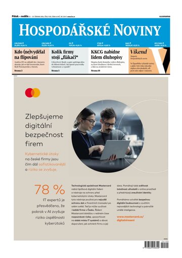 Obálka e-magazínu Hospodářské noviny 120 - 21.6.2024