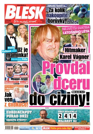 Obálka e-magazínu Blesk 9.7.2024