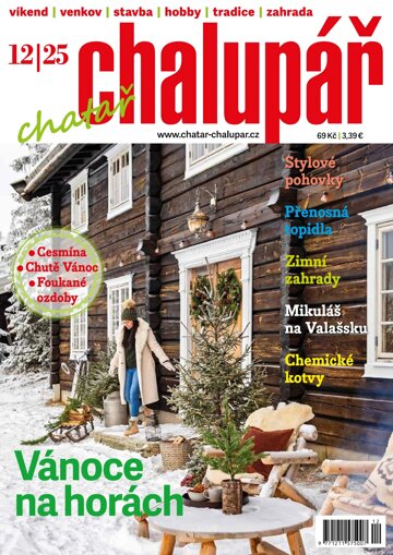 Obálka e-magazínu Chatař Chalupář 12/2025