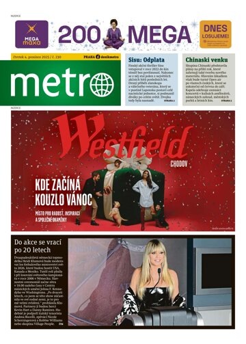 Obálka e-magazínu deník METRO 4.12.2025