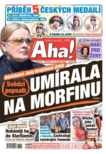 Obálka e-magazínu AHA! 23.2.2026