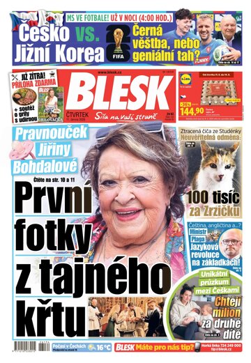 Obálka e-magazínu Blesk 11.6.2026