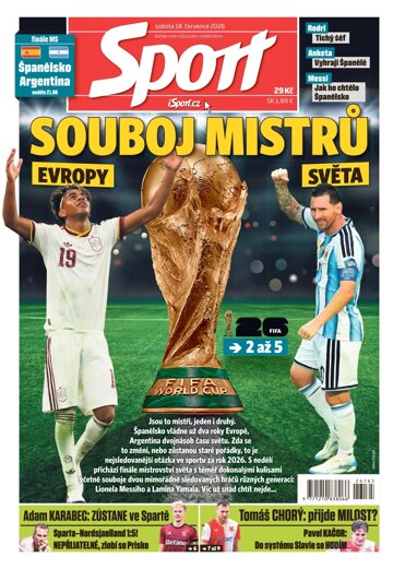 Obálka e-magazínu Sport 18.7.2026