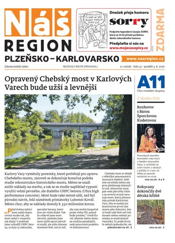 Obálka e-magazínu Náš Region - Karlovarsko 32/2026