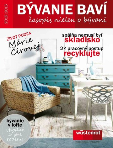 Obálka e-magazínu Bývanie baví - časopis nielen o bývaní 2015