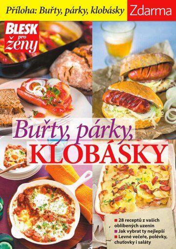 Obálka e-magazínu příloha BLESK pro ženy Buřty, párky, klobásky 15.2.2016