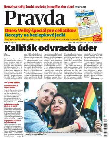 Obálka e-magazínu Pravda 14.6.2016