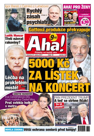 Obálka e-magazínu AHA! 21.1.2017