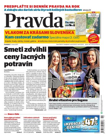 Obálka e-magazínu Pravda 13.3.2017