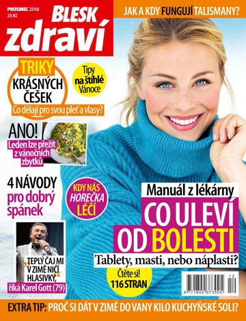 Obálka e-magazínu Blesk Zdraví 12/2018