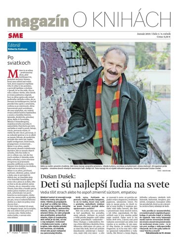 Obálka e-magazínu SME Magazín O KNIHÁCH 4/1/2019