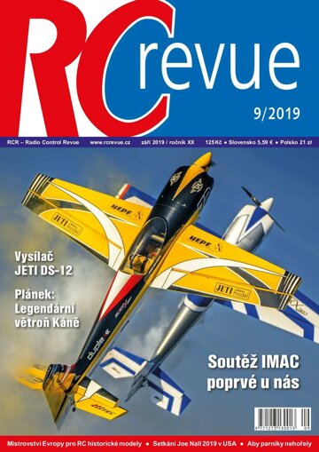 Obálka e-magazínu RC revue 9/2019