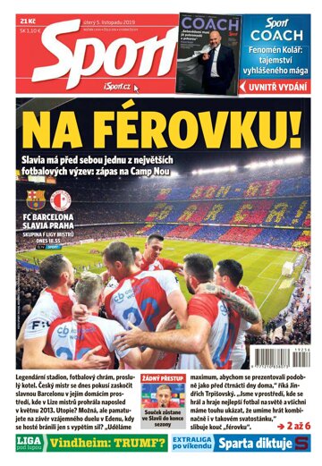 Obálka e-magazínu Sport 5.11.2019
