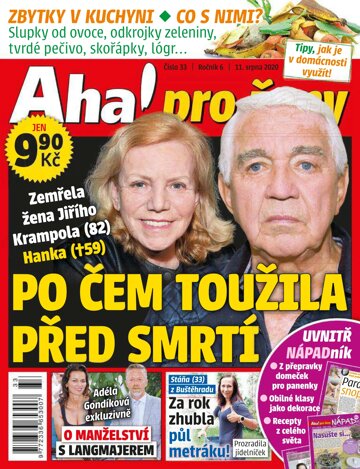 Obálka e-magazínu AHA! pro ženy 33/2020