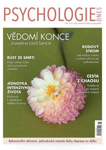 Obálka e-magazínu Psychologie dnes 11/2021