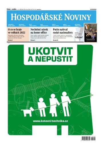 Obálka e-magazínu Hospodářské noviny 186 - 23.9.2022