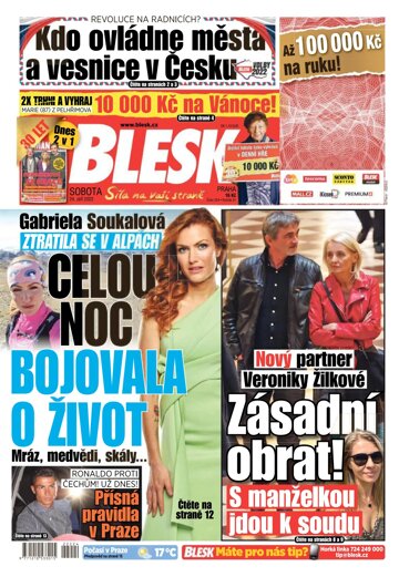 Obálka e-magazínu Blesk 24.9.2022