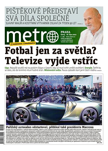 Obálka e-magazínu deník METRO 18.10.2022