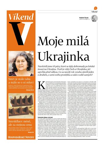 Obálka e-magazínu Hospodářské noviny - příloha Víkend 065 - 31.3.2023 Víkend