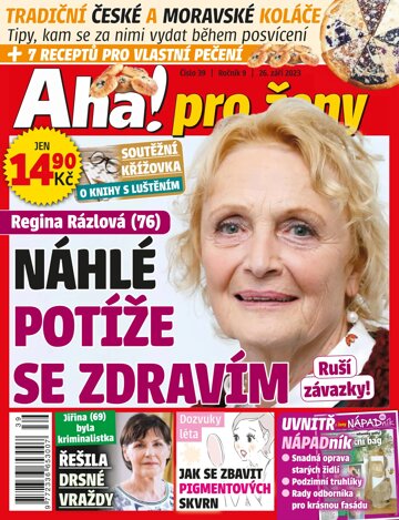 Obálka e-magazínu AHA! pro ženy 39/2023