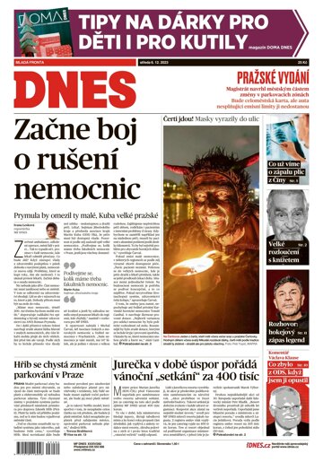 Obálka e-magazínu MF Dnes 6.12.2023