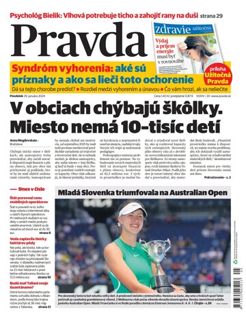 Obálka e-magazínu Pravda 29.1.2024