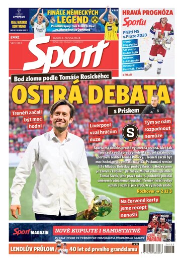 Obálka e-magazínu Sport 1.6.2024