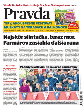 Obálka e-magazínu Pravda 06. 05. 2025