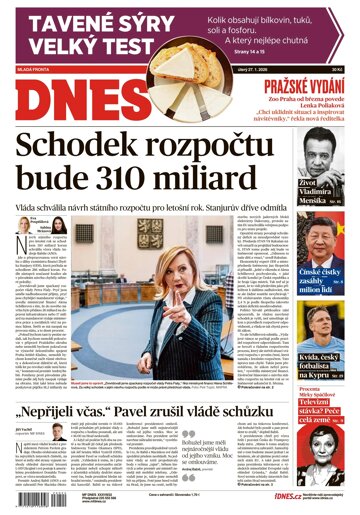 Obálka e-magazínu MF Dnes 27.1.2026