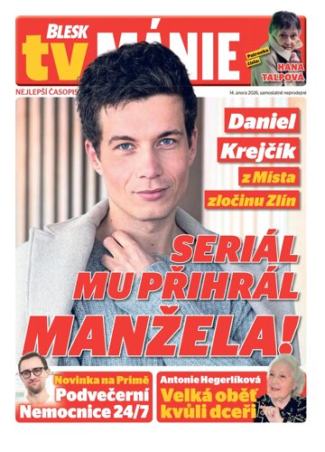 Obálka e-magazínu Blesk Tv manie 14.2.2026