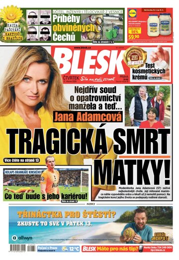 Obálka e-magazínu Blesk 12.3.2026