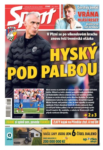 Obálka e-magazínu Sport 29.7.2026