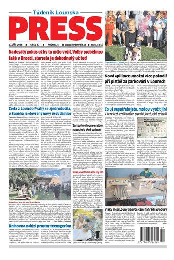 Obálka e-magazínu Lounský press 37/2026