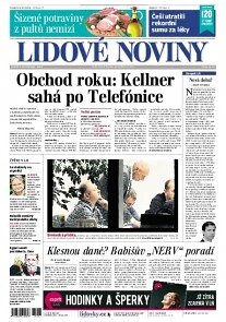 Obálka e-magazínu Lidové noviny 5.11.2013
