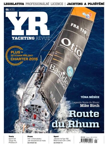 Obálka e-magazínu Yachting Revue 1/2015