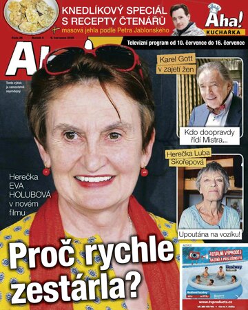 Obálka e-magazínu AHA! Tv - 9.7.2015