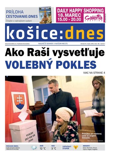 Obálka e-magazínu košice:dnes 10.3.2016